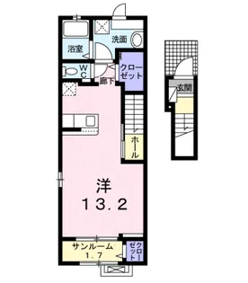 アヴェニューⅣ【2階】の間取り