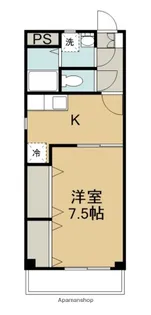 岩本ビルⅡ【205号室】の間取り