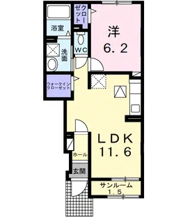 ステラ1ーMY【1階】の間取り