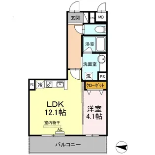 アン・シャトウ【202号室】の間取り