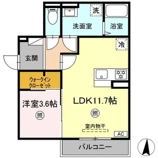 PREMILIFE須賀【2階】の間取り