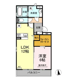ONESTO横尾【3階】の間取り