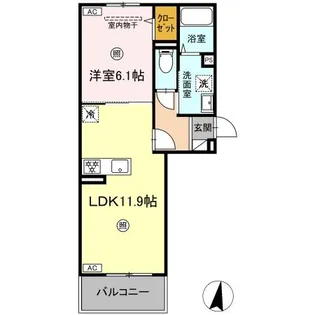 PREMILIFE賀来北【2階】の間取り