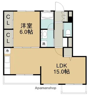 菊池マンションA棟【103号室】の間取り