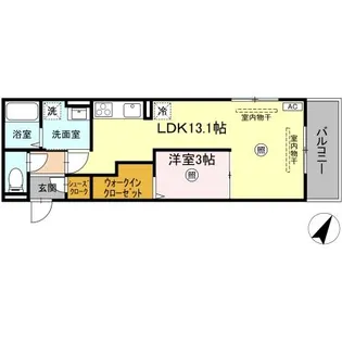 CHERIE MAISON明野(シェリー メゾン)【2階】の間取り