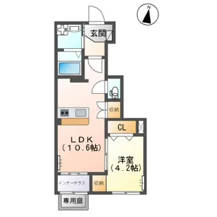 レコルト【1階】の間取り