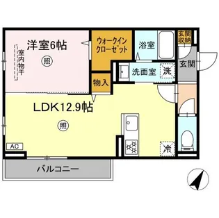 PREMILIFE羽屋【2階】の間取り