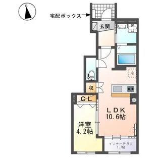 ヒルズ スペース【1階】の間取り