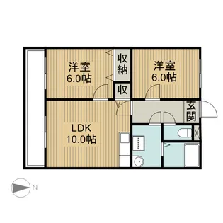 グレイスフル服部【303号室】の間取り