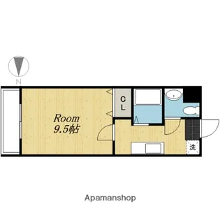 エリタージュ21【2-D号室】の間取り