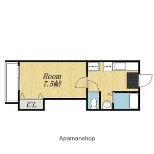 R−32番館【209号室】の間取り