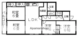 4LDKの間取り画像