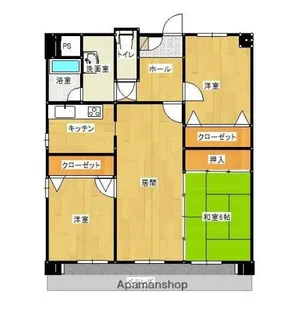 アミティ桜ヶ丘【201号室】の間取り