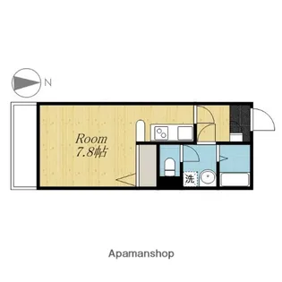 セレネスNK【202号室】の間取り