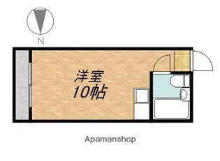 平田フラット【102号室】の間取り