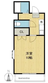 ベルディ55【102号室】の間取り