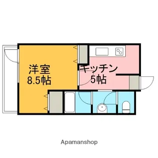 ドレスデン実相寺【303号室】の間取り