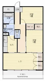 ヴィラ・フィオーレ【3階】の間取り