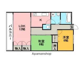 ヴィラ・フィオーレ【1階】の間取り