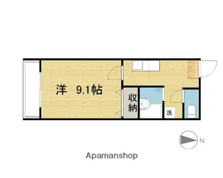 リジェール【3B号室】の間取り
