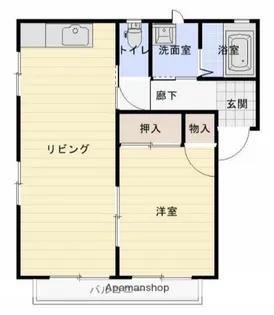 グリーンタウン幸 A【202号室】の間取り