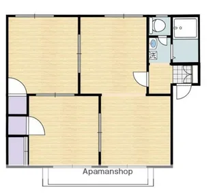 ファミリーメゾン【A202号室】の間取り