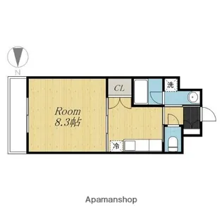 ステュディオ松村【701号室】の間取り