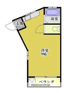 コーポエーワン【A201号室】の間取り