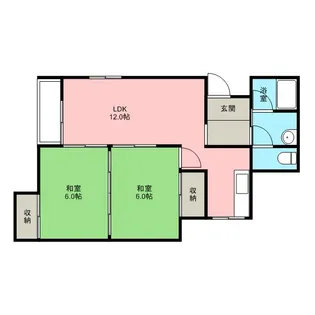コーポエーワン【A203号室】の間取り