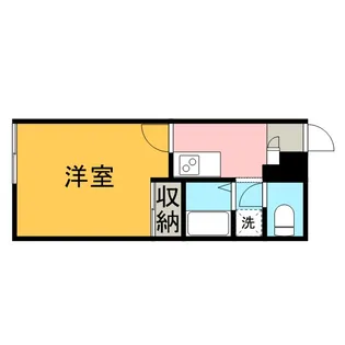 レオパレスピュアⅢ【204号室】の間取り