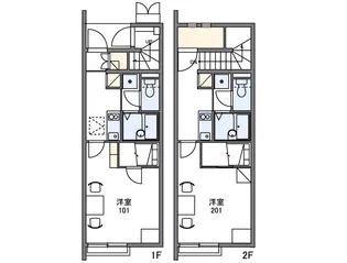 レオネクストうちなー【107号室】の間取り