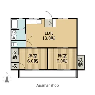 小堀ビル【5B号室】の間取り