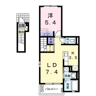 エトワール ソラシア【2階】の間取り