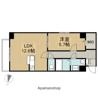 フェアリータワー若草【902号室】の間取り
