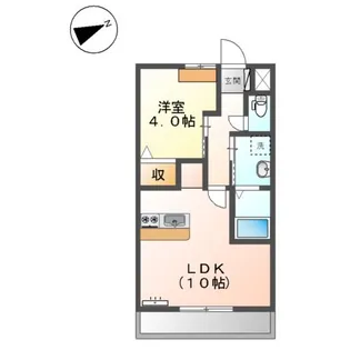 シャングリシーヌⅡ【00202号室】の間取り