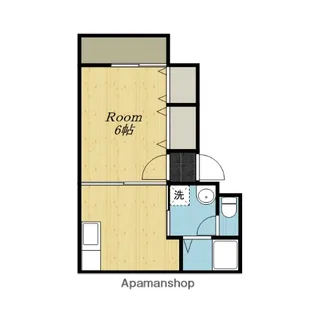 ウォムハウス【2C号室】の間取り