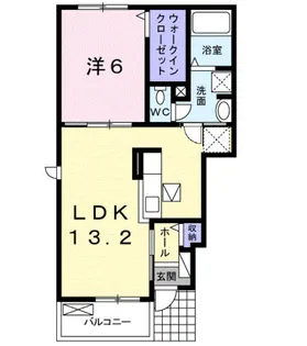 マーヴェラスⅠ【1階】の間取り
