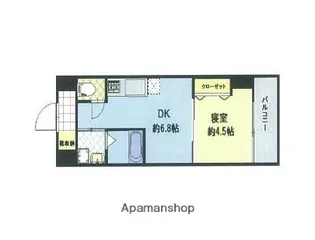 トレステーラ リデアル別府【7階】の間取り