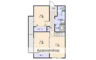 竹の内ビル【402号室】の間取り