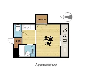 メゾンラテール【101号室】の間取り