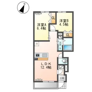 エタンセル【1階】の間取り