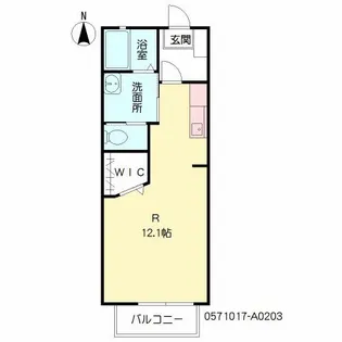 ドリームアーク【2階】の間取り