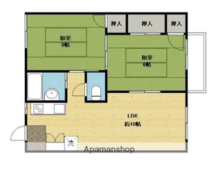フォーブル藤内【B102号室】の間取り