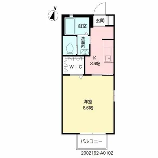 プレイスかいこう【1階】の間取り