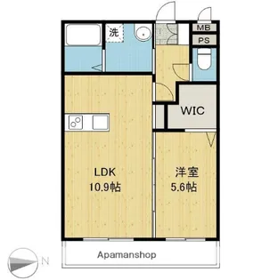 レモンテラスFUJIMI【1階】の間取り