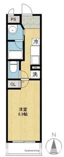 NOUVELLE【303号室】の間取り