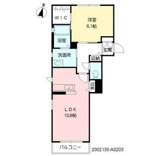 ブレッザ マリーナ新港【2階】の間取り