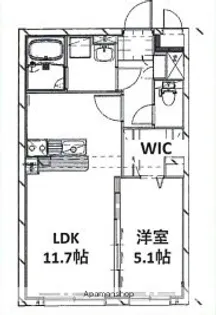 IL・LUOGO南立石【4階】の間取り