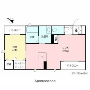 ブラン・べレオ【3階】の間取り