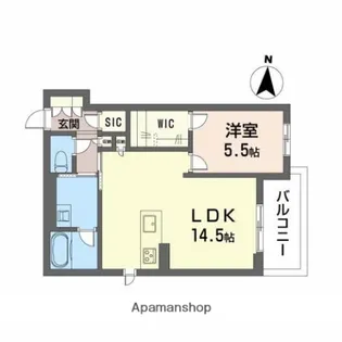 SHAMAISON 青山通り【3階】の間取り
